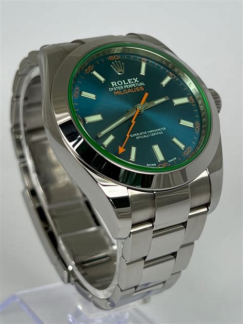 rolex oyster perpetual milgauss bamford|rolex 116400gv milgauss.